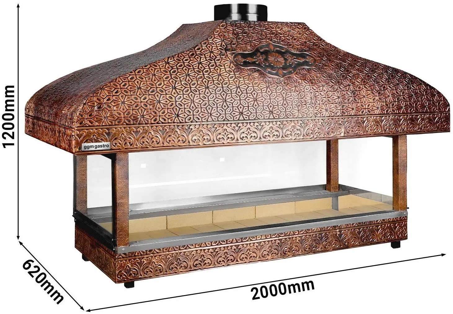 Медный гриль GGM Gastro KGOA20 (Copper) - 10
