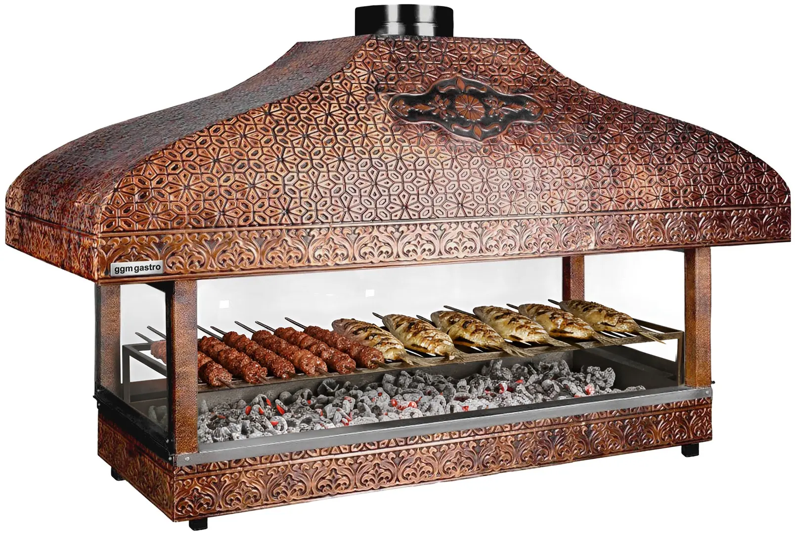 Медный гриль GGM Gastro KGOA20 (Copper)