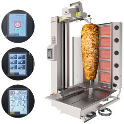 Робот-гриль для шаурмы газовый GGM Gastro DRAT120 (Inox) Thumb