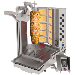 Робот-гриль для шаурмы газовый GGM Gastro DRAT275 (Inox)