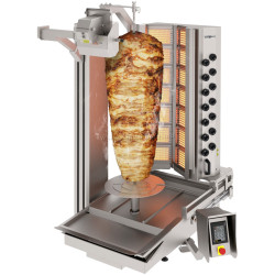 Робот-гриль для шаурмы газовый GGM Gastro DRAT350 (Inox)