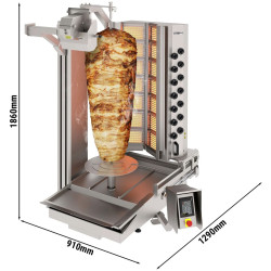 Robot de shaorma pe gaz GGM Gastro DRAT350 (Inox) Thumb