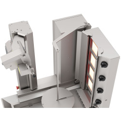 Robot de shaorma pe gaz GGM Gastro DRAT95 (Inox) Thumb