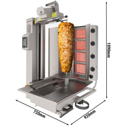 Robot de shaorma pe gaz GGM Gastro DRAT95 (Inox) Thumb