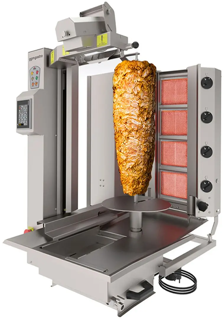Robot de shaorma pe gaz GGM Gastro DRAT95 (Inox)