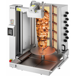 Робот-гриль для шаурмы газовый GGM Gastro DRATV120 (Inox)