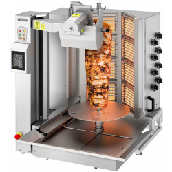 Робот-гриль для шаурмы газовый GGM Gastro DRATV95 (Inox)
