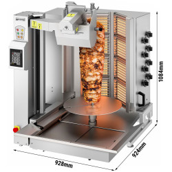 Робот-гриль для шаурмы газовый GGM Gastro DRATV95 (Inox) Thumb
