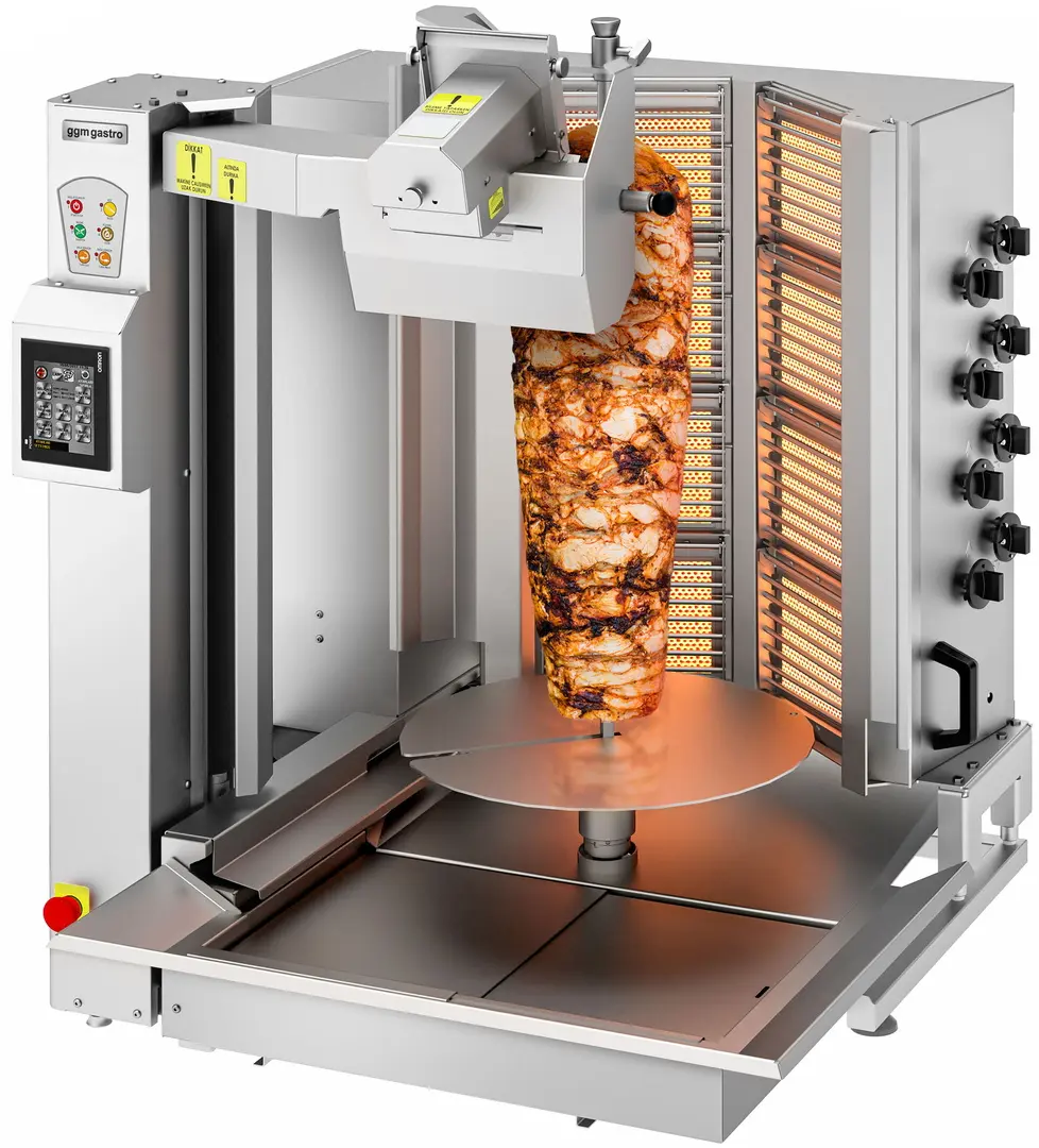 Робот-гриль для шаурмы газовый GGM Gastro DRATV95 (Inox)