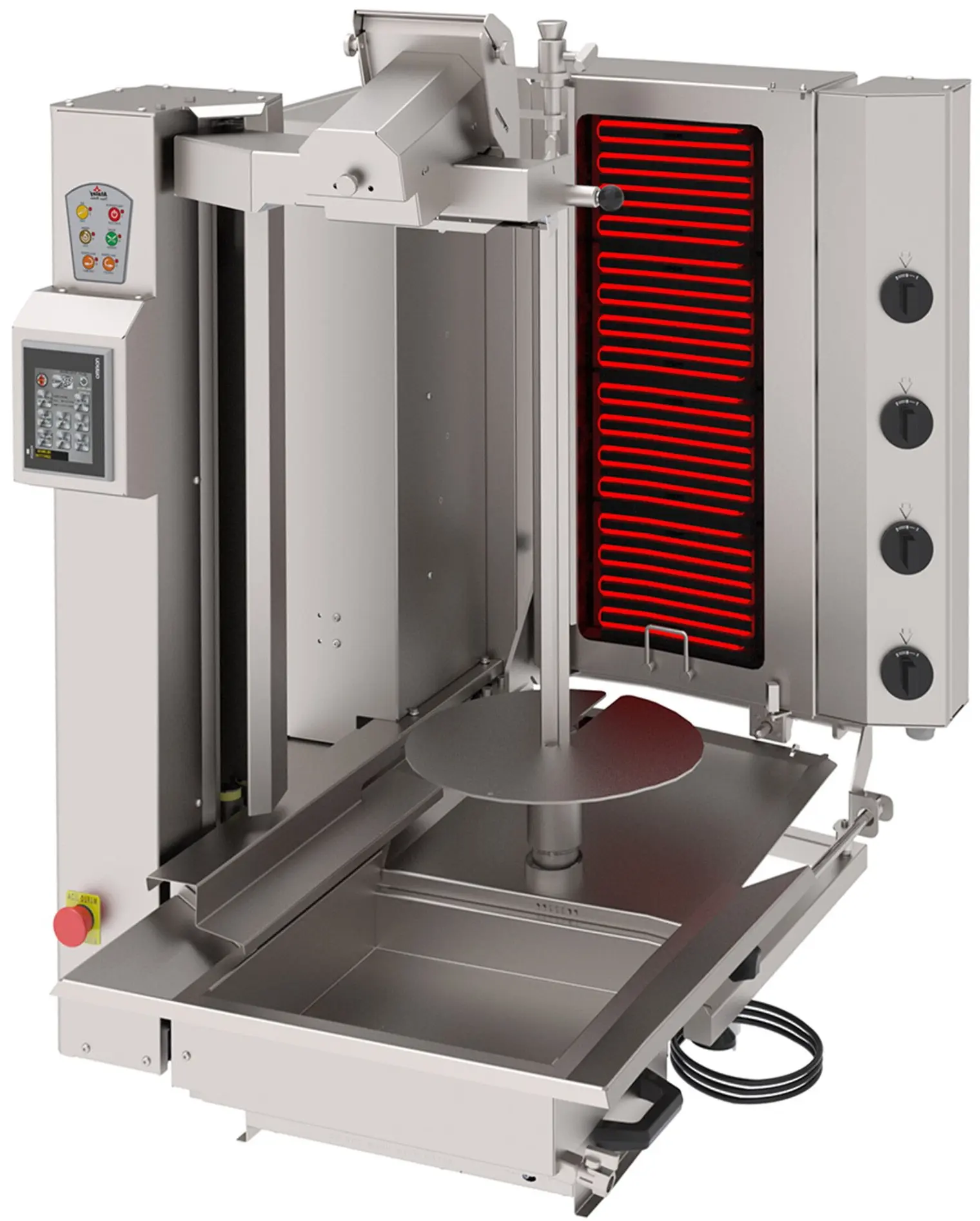 Робот-гриль для шаурмы GGM Gastro DRAT4E (Inox) - 2