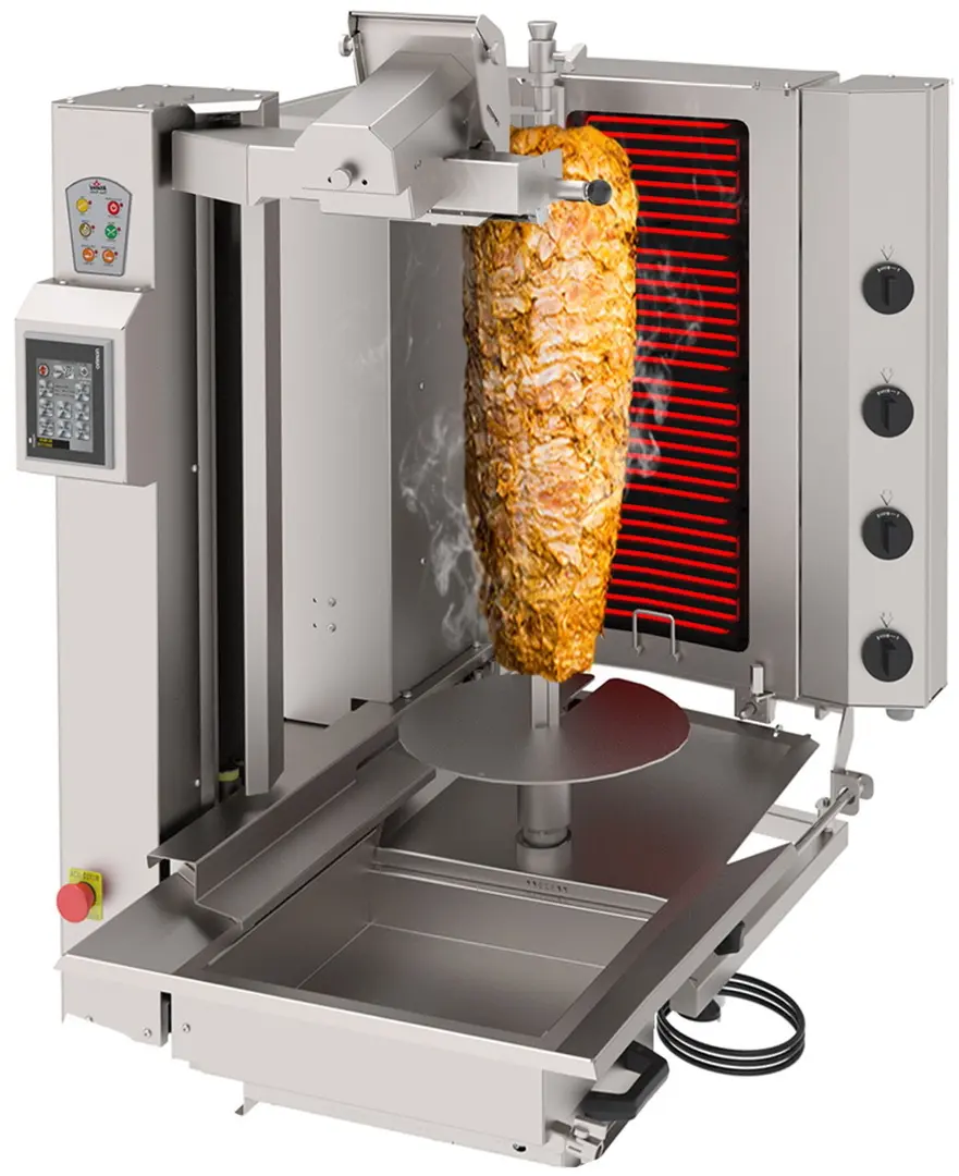 Робот-гриль для шаурмы GGM Gastro DRAT4E (Inox)