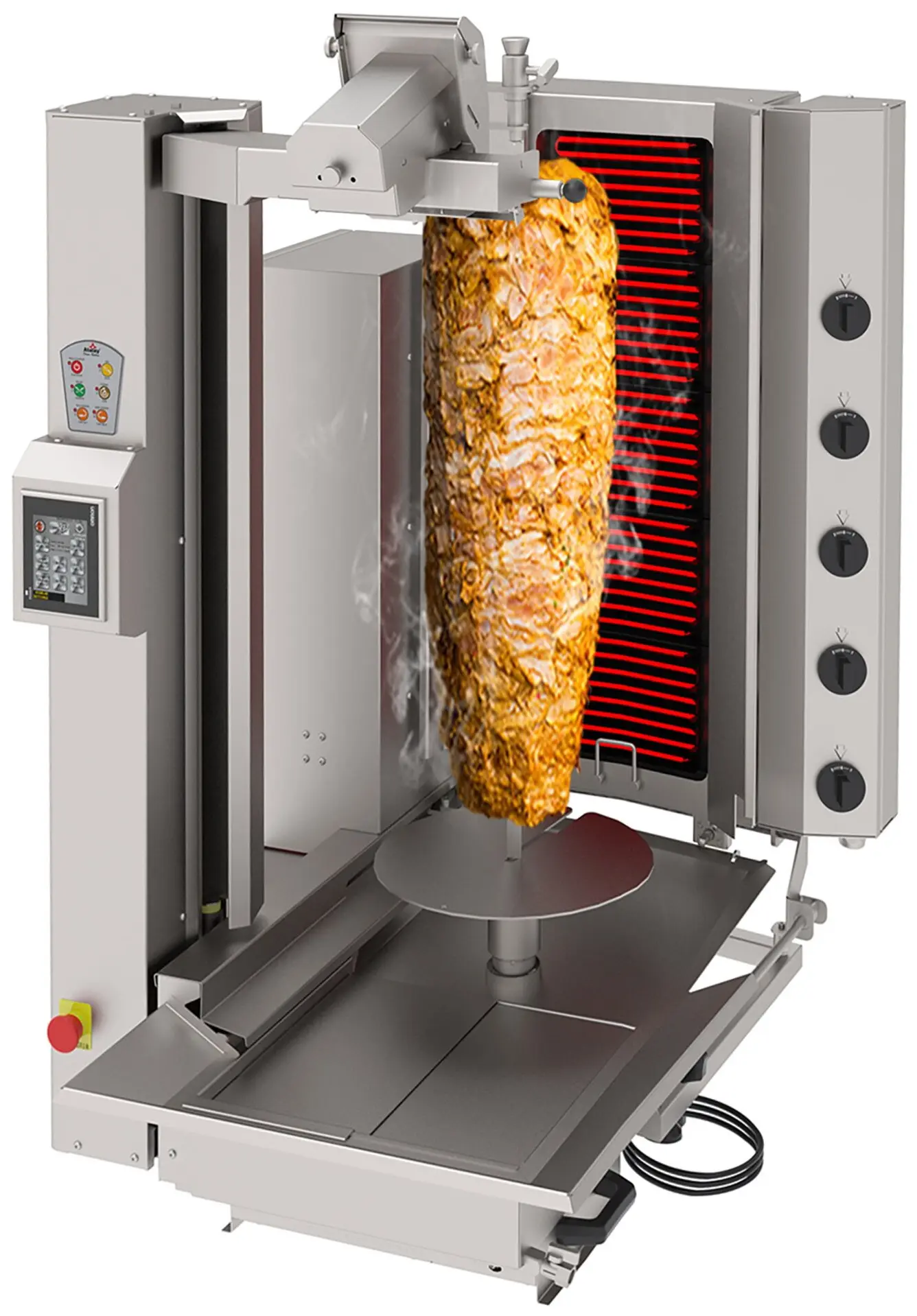 Робот-гриль для шаурмы GGM Gastro DRAT5E (Inox) - 2