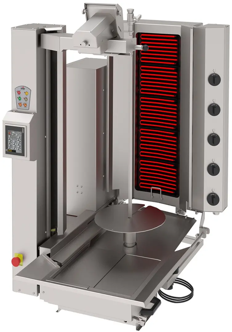 Робот-гриль для шаурмы GGM Gastro DRAT5E (Inox)