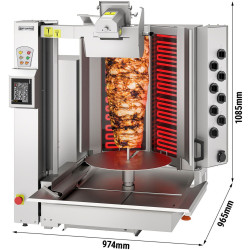 Robot de shaorma electric GGM Gastro DRATEV95 (Inox) Thumb