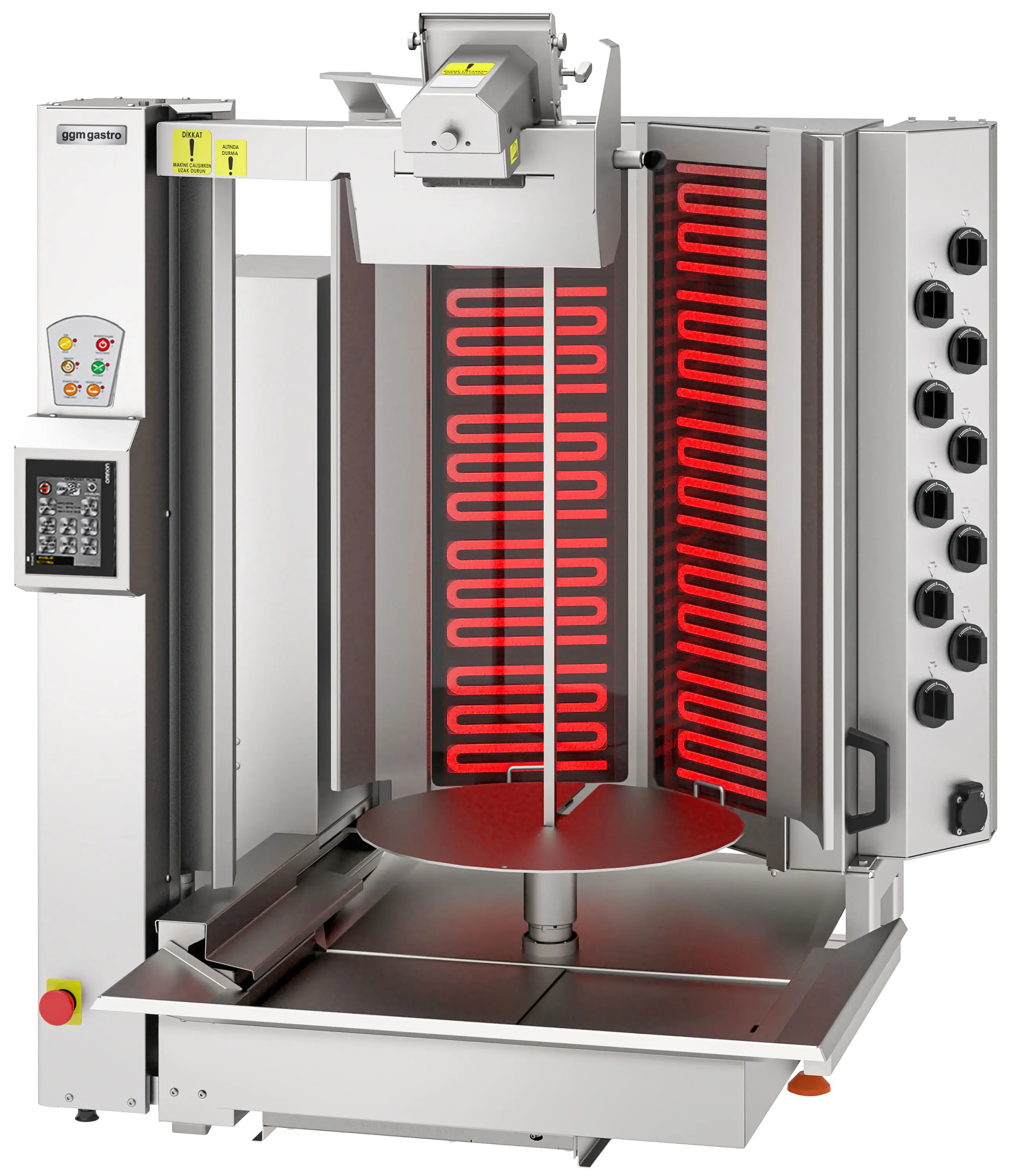 Робот-гриль для шаурмы GGM Gastro DRATVE120 (Inox) - 4