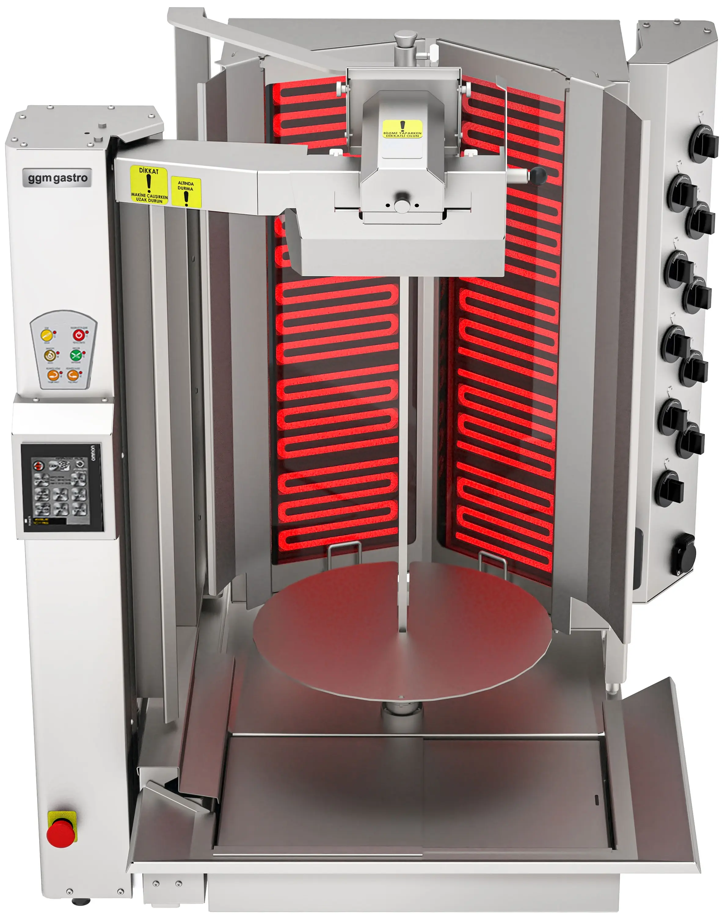 Робот-гриль для шаурмы GGM Gastro DRATVE120 (Inox) - 5