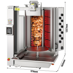 Робот-гриль для шаурмы GGM Gastro DRATVE120 (Inox) Thumb