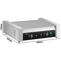 Роликовый гриль GGM Gastro HDGJ11N (Black/Inox) Thumb
