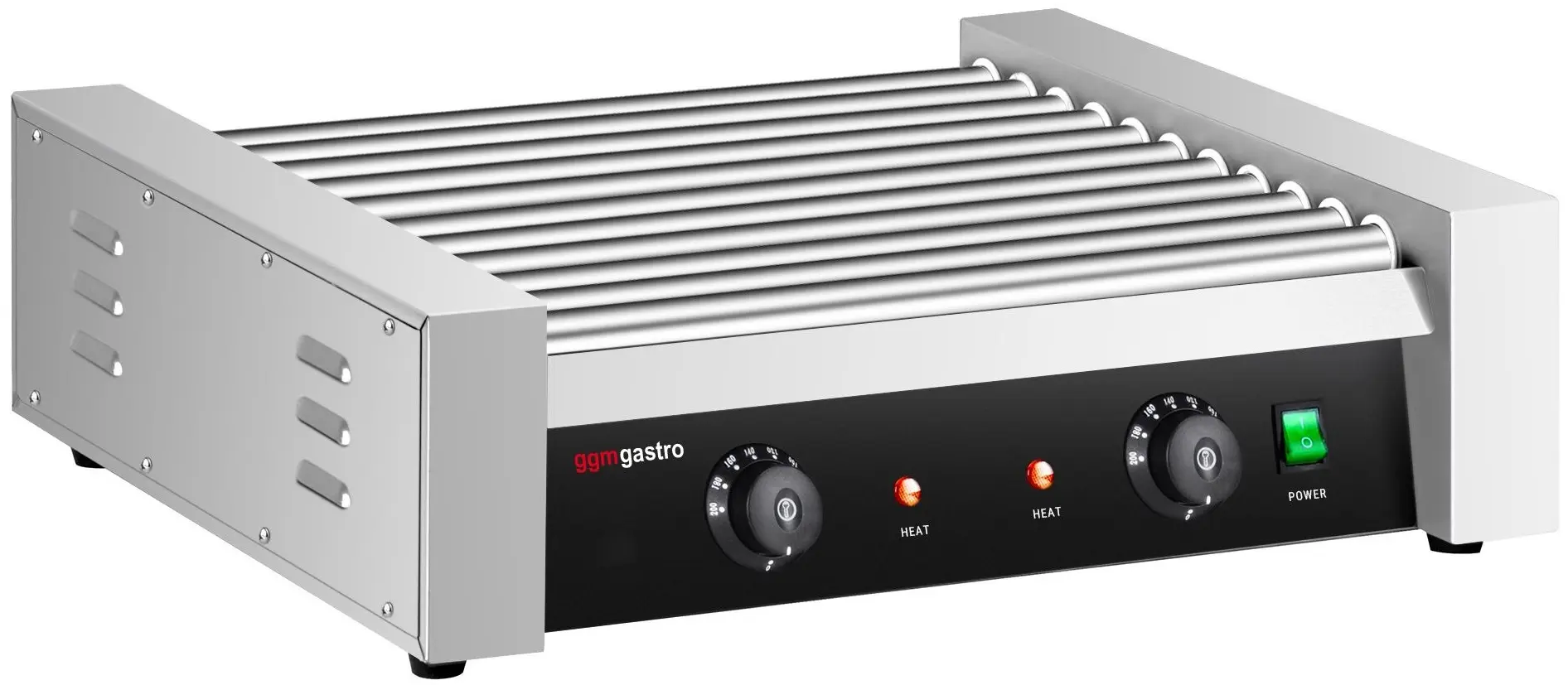 Роликовый гриль GGM Gastro HDGJ11N (Black/Inox)