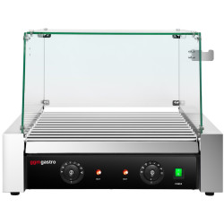 Grill cu role GGM Gastro HDGJ11N#GHDGJ11N (Black/Inox) Thumb