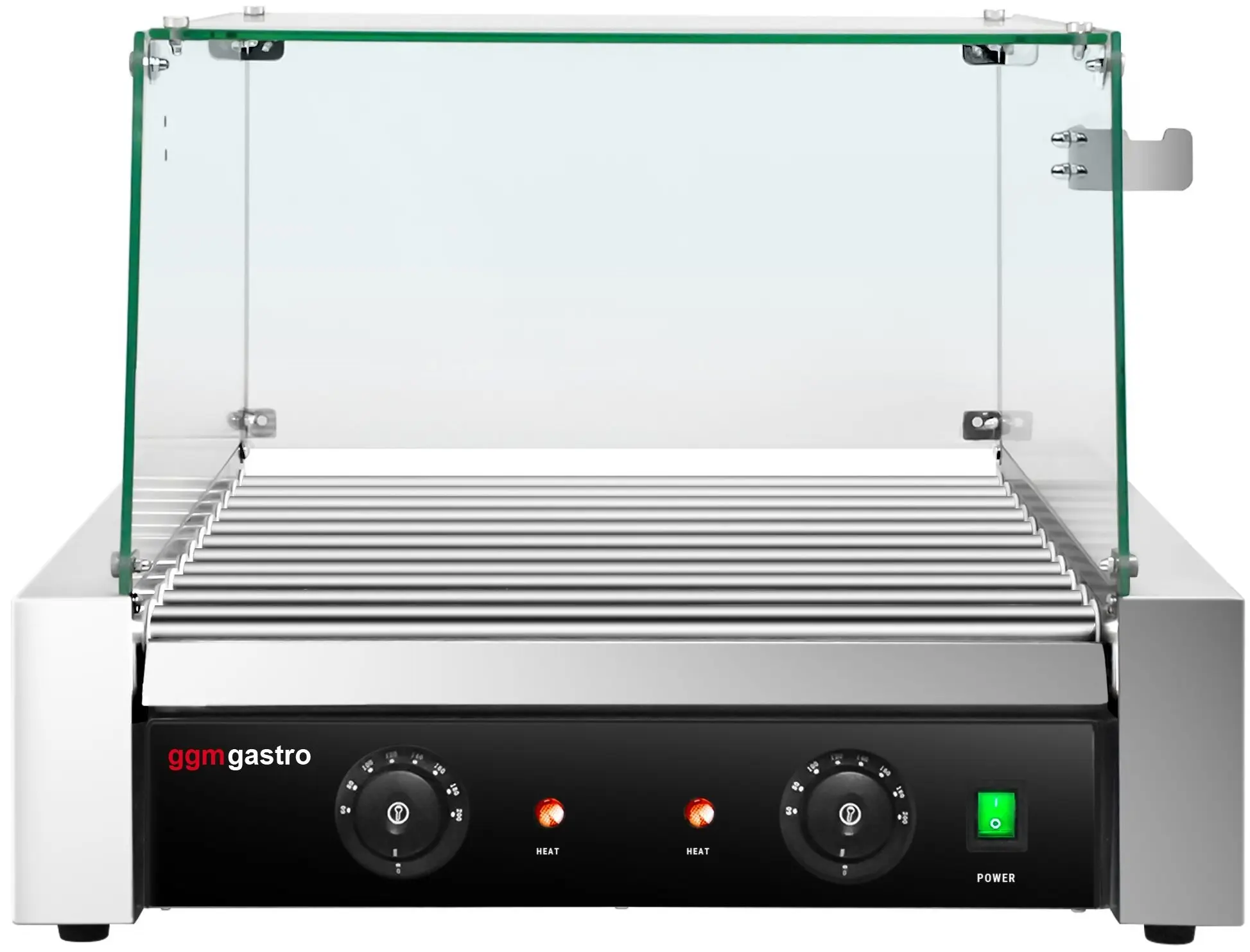 Grill cu role GGM Gastro HDGJ11N#GHDGJ11N (Black/Inox) - 2