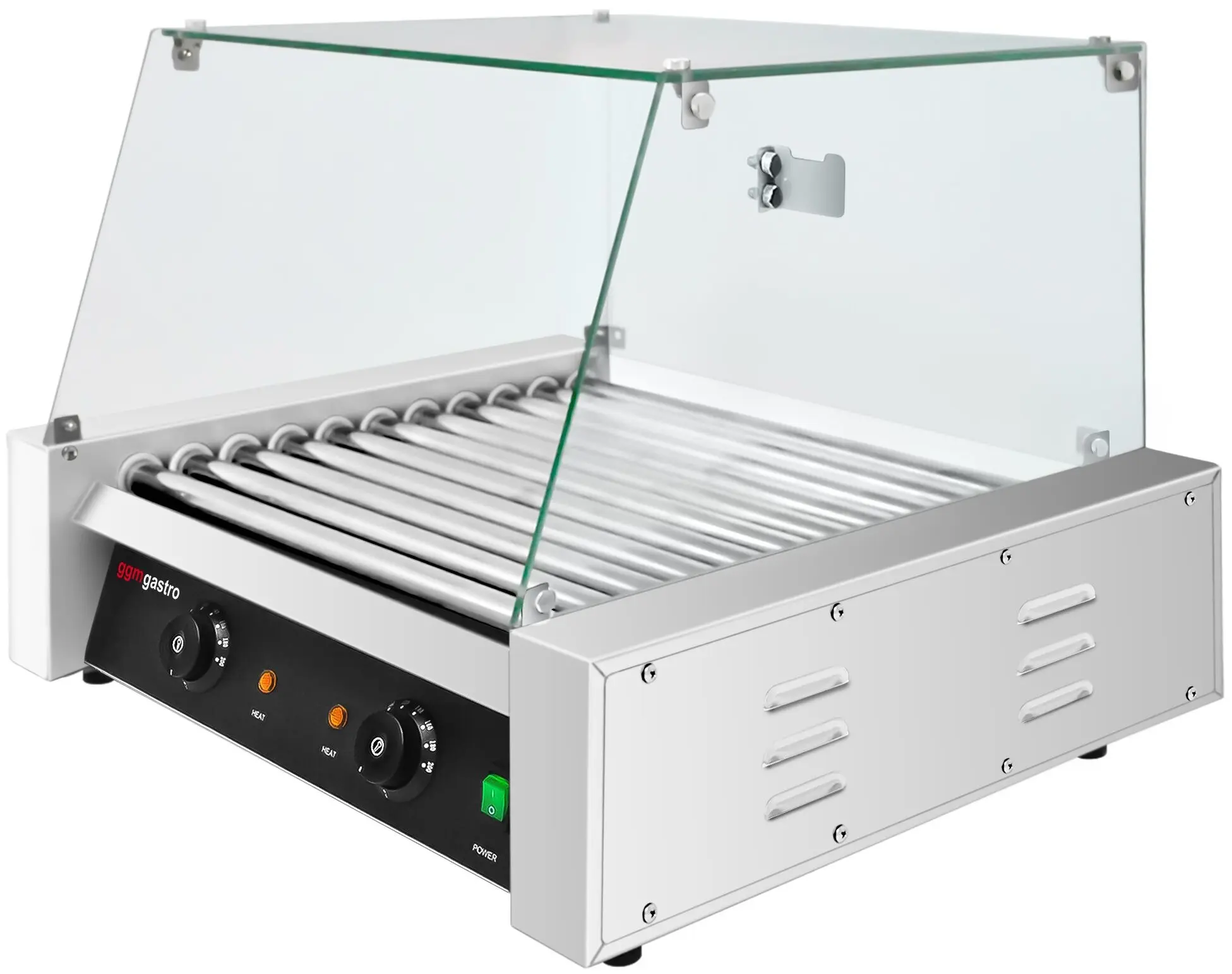Grill cu role GGM Gastro HDGJ11N#GHDGJ11N (Black/Inox) - 3