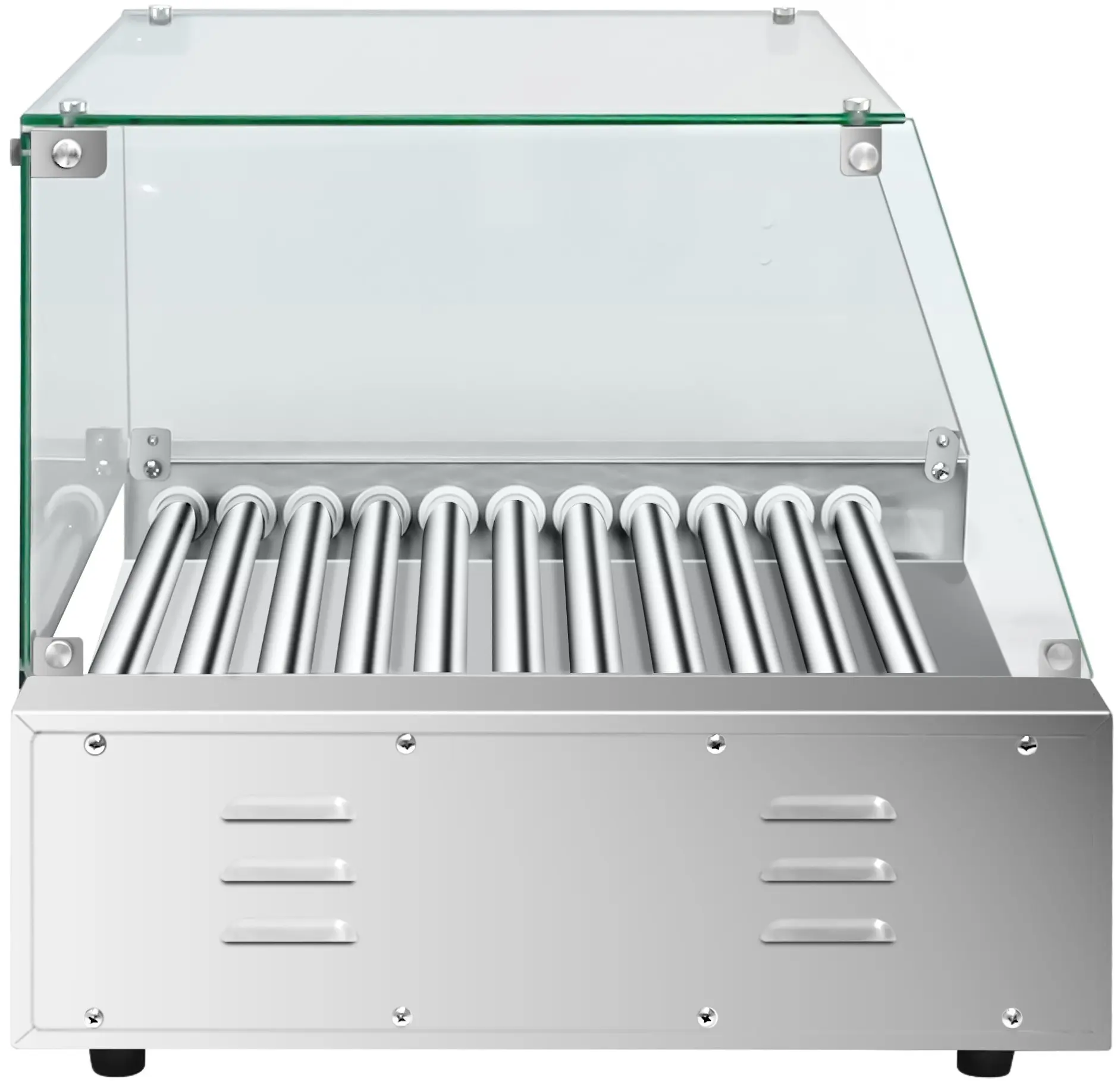 Grill cu role GGM Gastro HDGJ11N#GHDGJ11N (Black/Inox) - 4