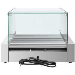 Grill cu role GGM Gastro HDGJ11N#GHDGJ11N (Black/Inox) Thumb