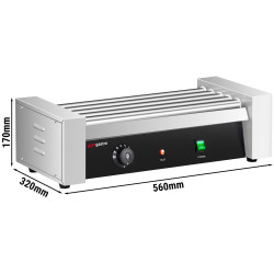 Роликовый гриль GGM Gastro HDGJ5N (Black/Inox) Thumb