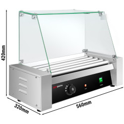 Роликовый гриль GGM Gastro HDGJ5N#GHDGJ5N (Black/Inox) Thumb