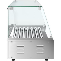 Grill cu role GGM Gastro HDGJ7N#GHDGJ7N (Black/Inox) Thumb