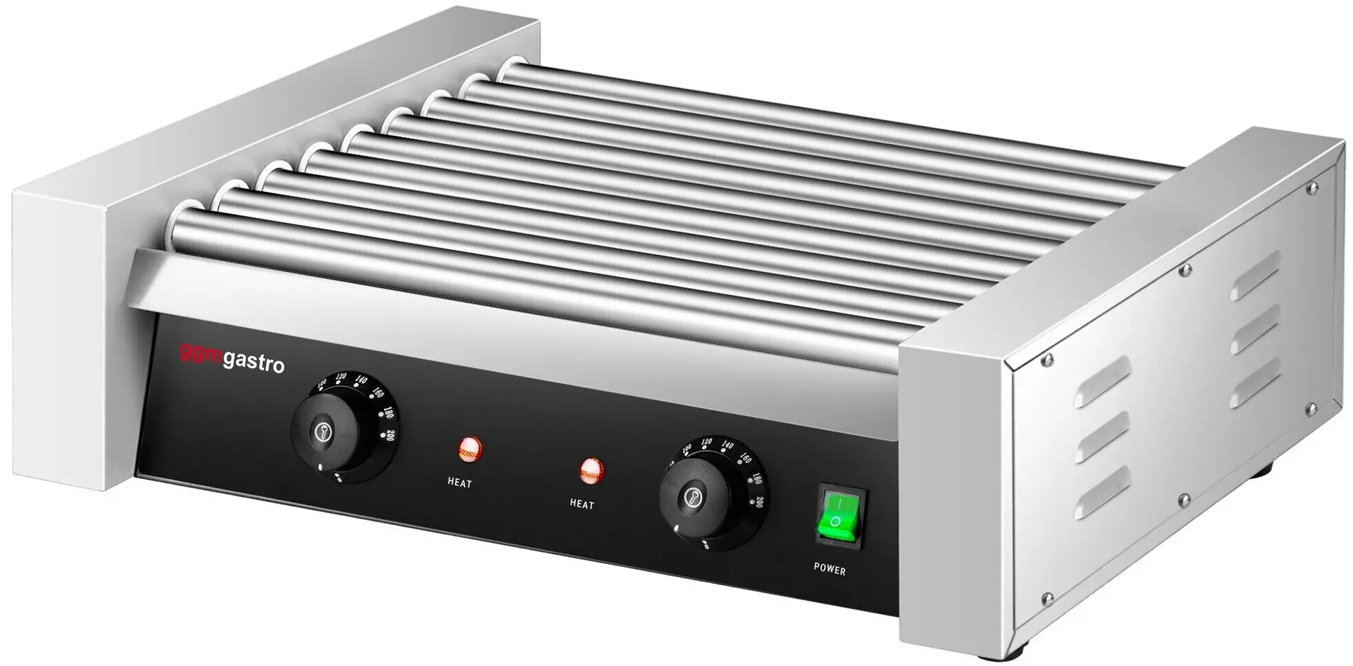 Grill cu role GGM Gastro HDGJ9N (Black/Inox) - 3