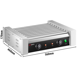 Grill cu role GGM Gastro HDGJ9N (Black/Inox) Thumb