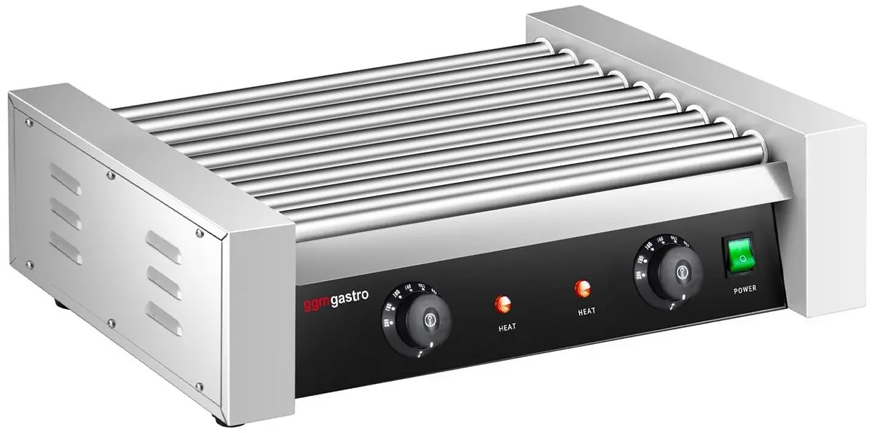 Grill cu role GGM Gastro HDGJ9N (Black/Inox)