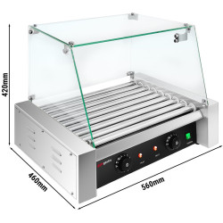 Grill cu role GGM Gastro HDGJ9N#GHDGJ9N (Black/Inox) Thumb