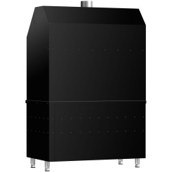 Вапо-гриль газовый GGM Gastro Berlin HKGE1400S#GGE1200 (Black/Inox) Thumb