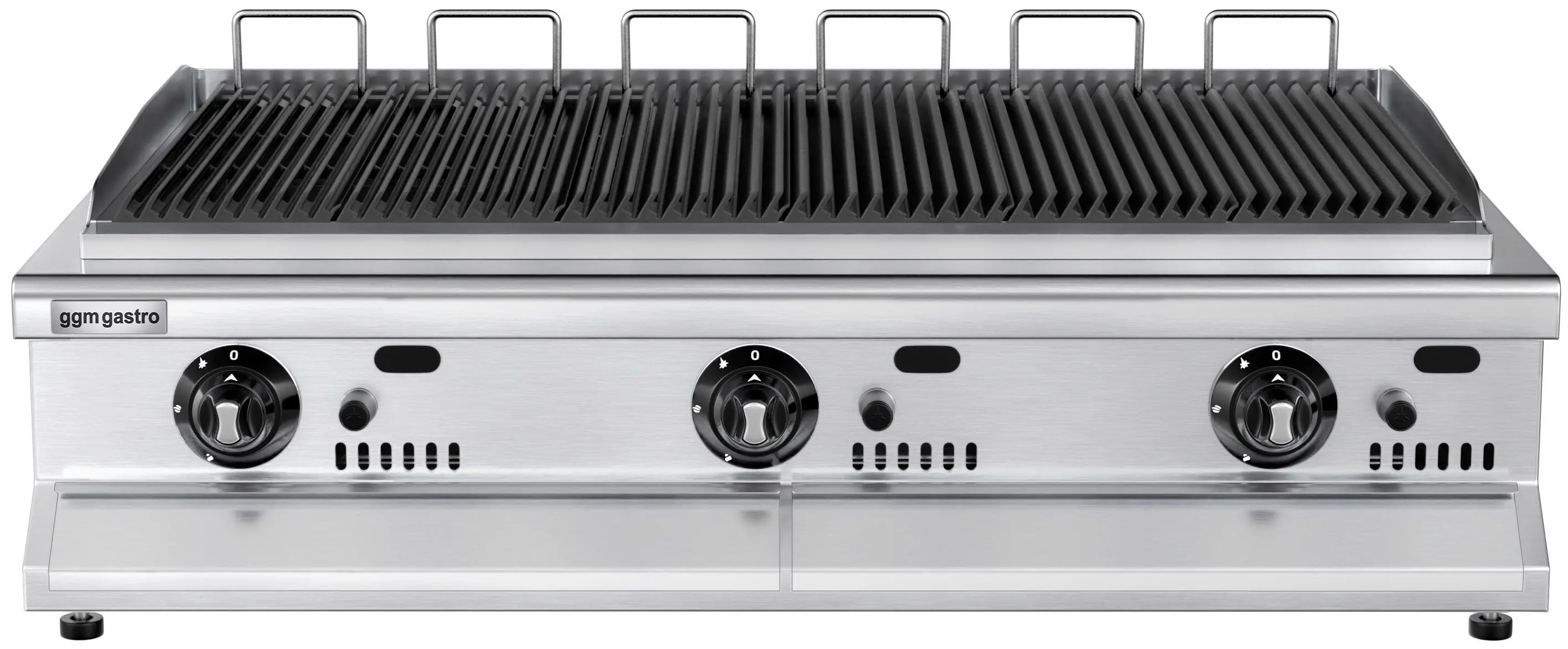 Вапо-гриль газовый GGM Gastro GGE1200 (Inox) - 2