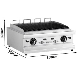 Вапо-гриль газовый GGM Gastro GGE800 (Inox) Thumb