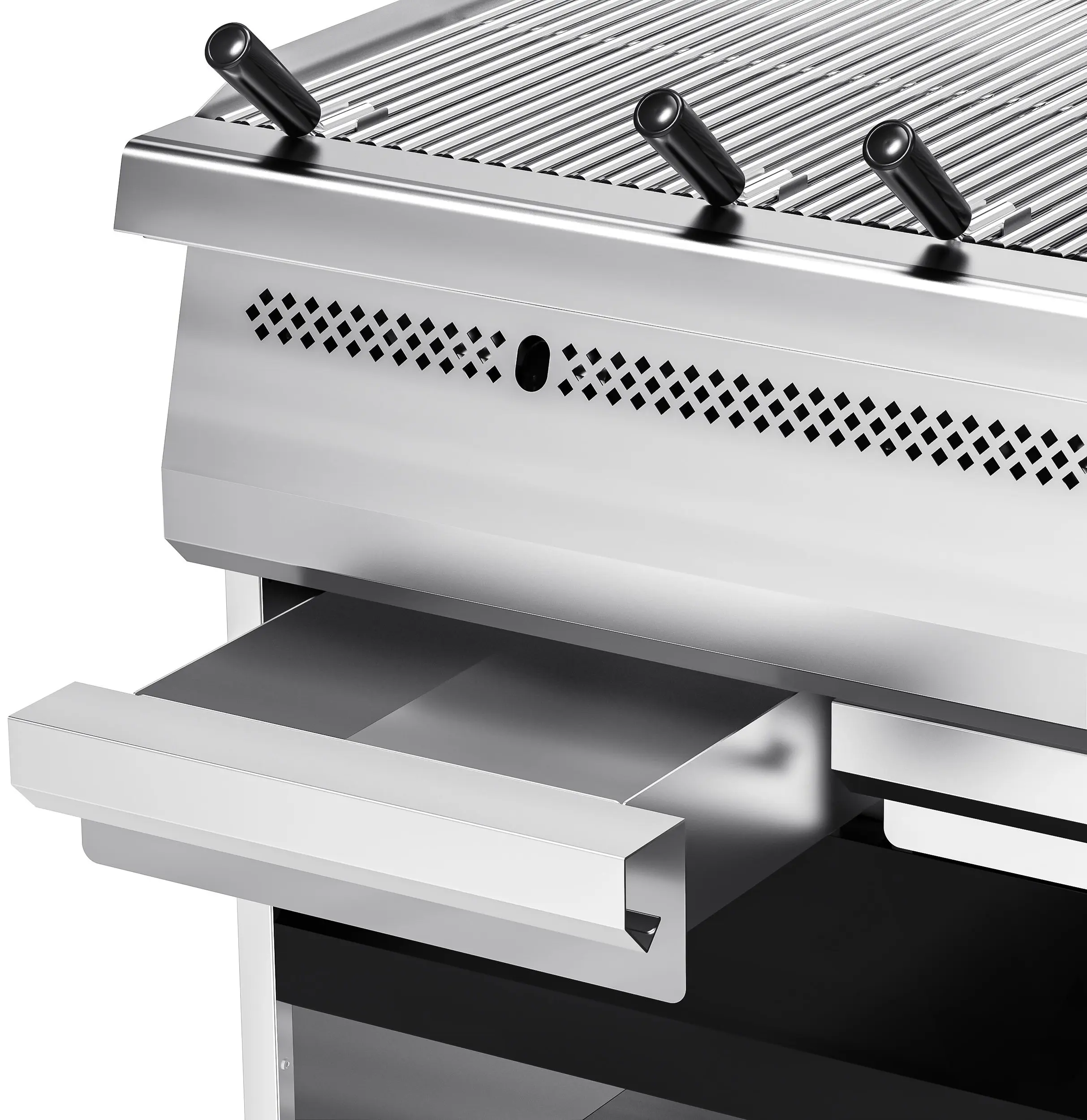 Grătar cu apă pe gaz GGM Gastro GWGK120 (Inox) - 3