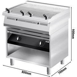Вапо-гриль газовый GGM Gastro GWGK80 (Inox) Thumb