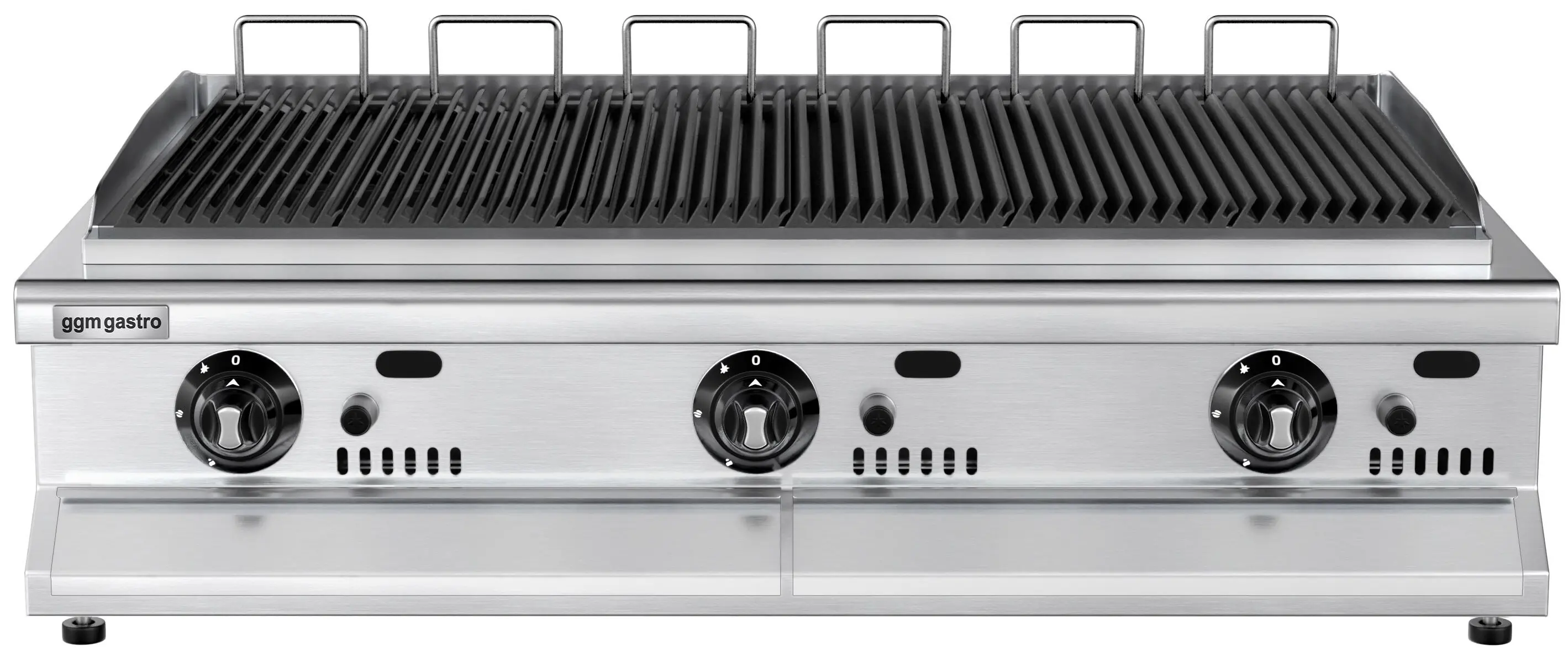 Вапо-гриль газовый GGM Gastro HKGE1400E#GGE1200 (Inox) - 4