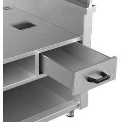 Вапо-гриль газовый GGM Gastro HKGE1400E#GGE1200 (Inox) Thumb