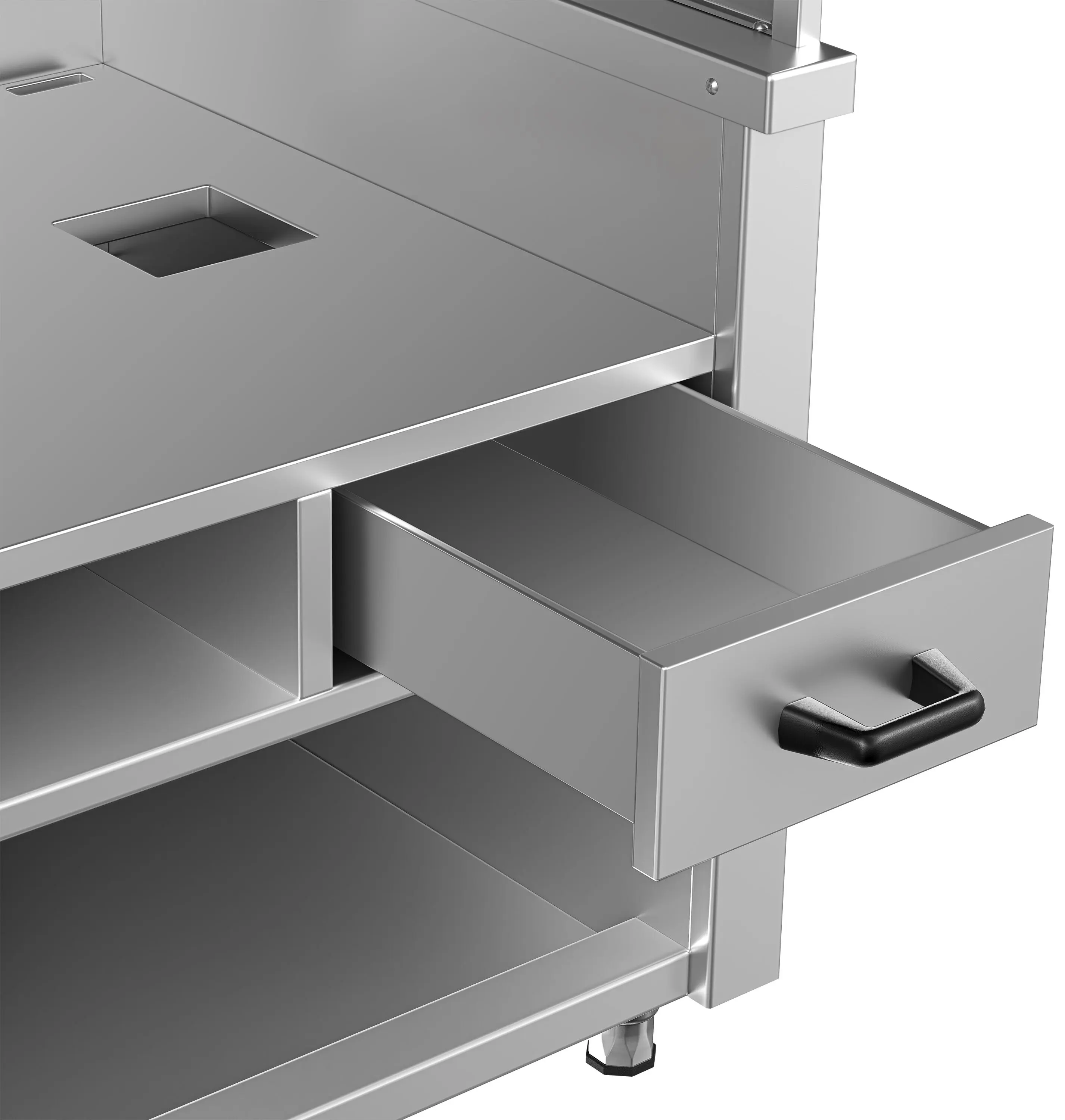 Вапо-гриль газовый GGM Gastro HKGE1400E#GGE1200 (Inox) - 7
