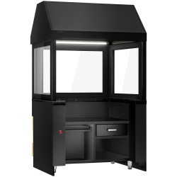Grătar cu apă pe gaz GGM Gastro Toronto HGNE110D#GGE800 (Black/Natural) Thumb