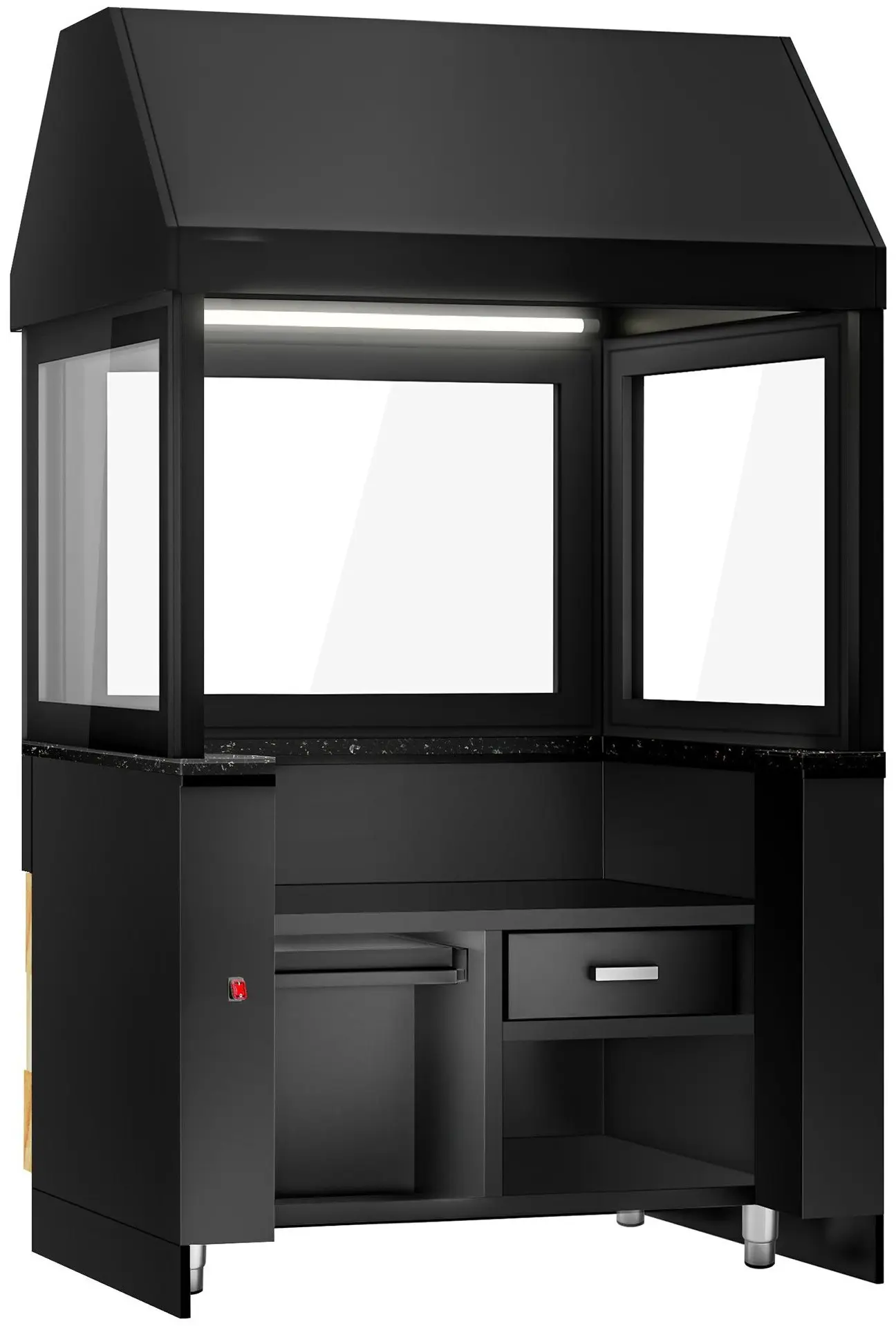 Grătar cu apă pe gaz GGM Gastro Toronto HGNE110D#GGE800 (Black/Natural) - 3