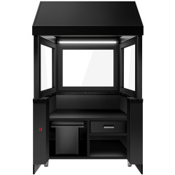 Grătar cu apă pe gaz GGM Gastro Toronto HGNE110D#GGE800 (Black/Natural) Thumb