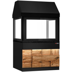 Grătar cu apă pe gaz GGM Gastro Toronto HGNE110D#GGE800 (Black/Natural) Thumb