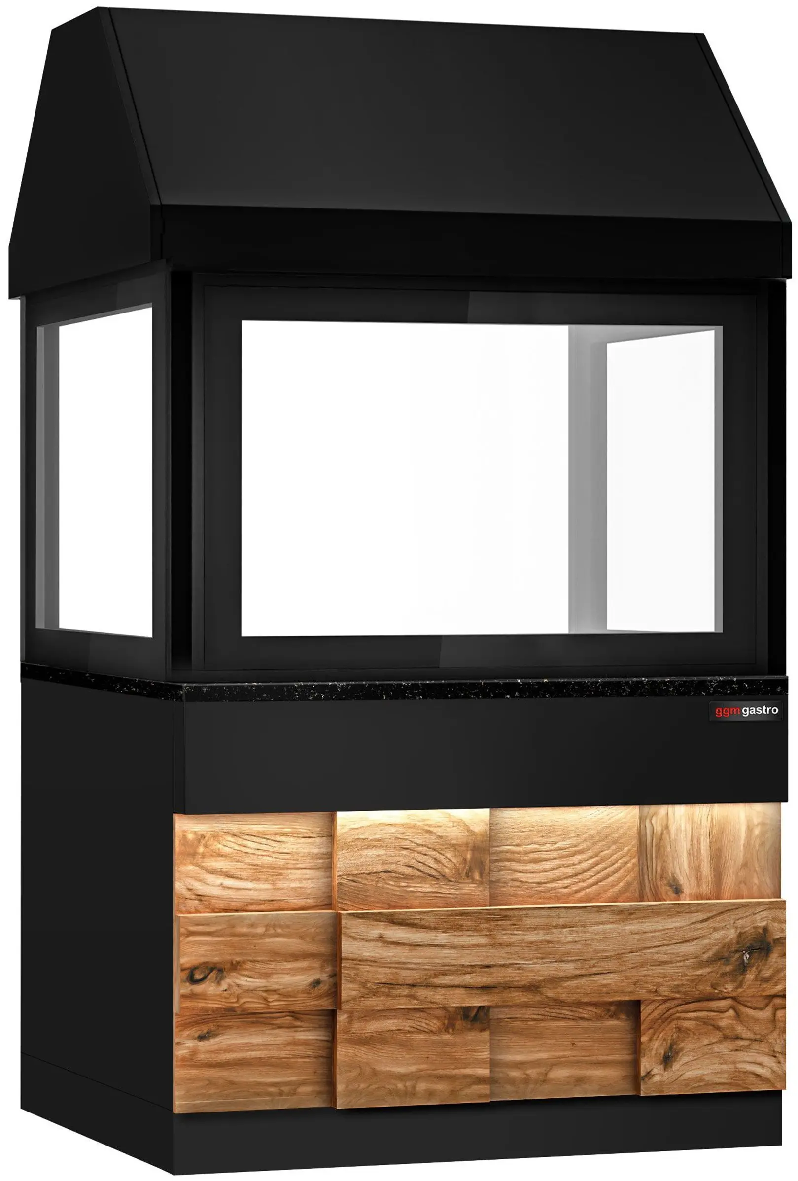 Grătar cu apă pe gaz GGM Gastro Toronto HGNE110D#GGE800 (Black/Natural) - 6