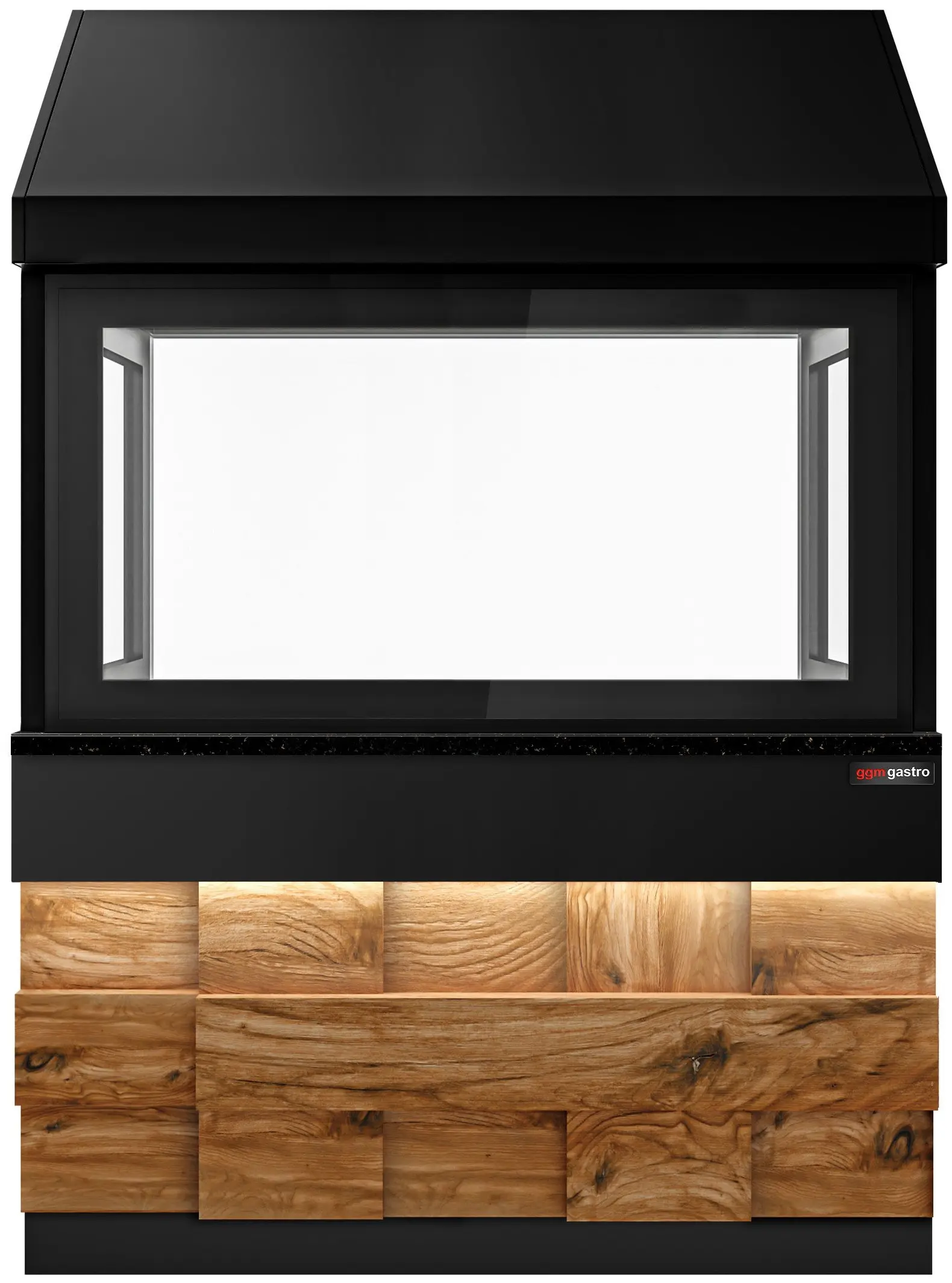 Grătar cu apă pe gaz GGM Gastro Toronto HGNE150D#GGE1200 (Black/Natural) - 2