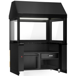 Grătar cu apă pe gaz GGM Gastro Toronto HGNE150D#GGE1200 (Black/Natural) Thumb